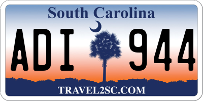 SC license plate ADI944