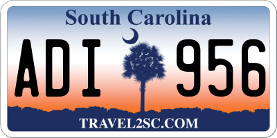 SC license plate ADI956