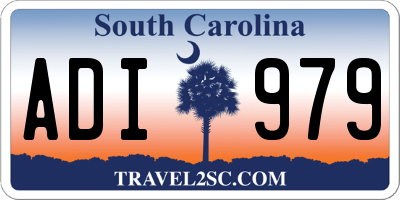 SC license plate ADI979