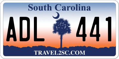 SC license plate ADL441