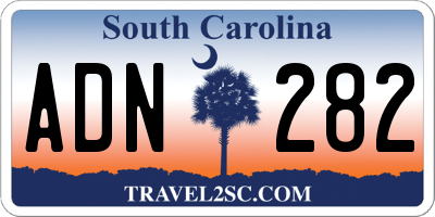 SC license plate ADN282