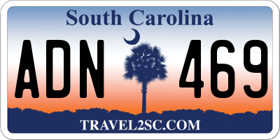 SC license plate ADN469
