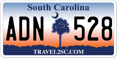 SC license plate ADN528
