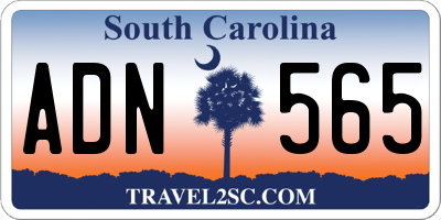 SC license plate ADN565