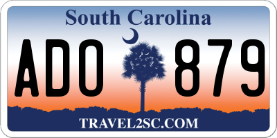 SC license plate ADO879