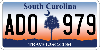 SC license plate ADO979