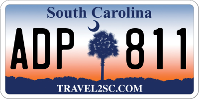 SC license plate ADP811