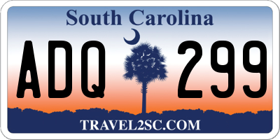 SC license plate ADQ299