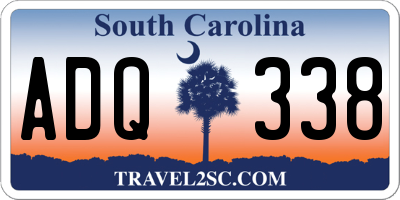 SC license plate ADQ338