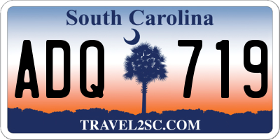 SC license plate ADQ719