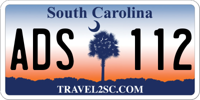 SC license plate ADS112