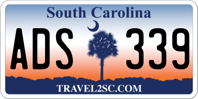 SC license plate ADS339