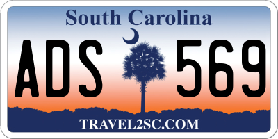 SC license plate ADS569