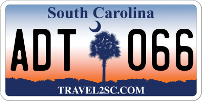SC license plate ADT066