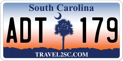 SC license plate ADT179