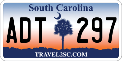 SC license plate ADT297