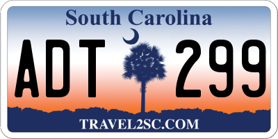 SC license plate ADT299