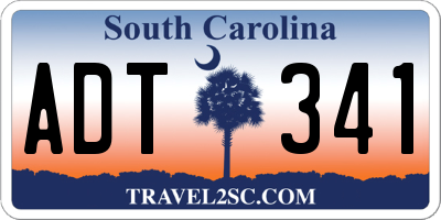 SC license plate ADT341