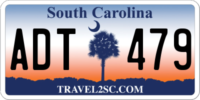 SC license plate ADT479