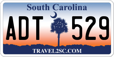 SC license plate ADT529