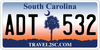 SC license plate ADT532