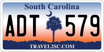 SC license plate ADT579