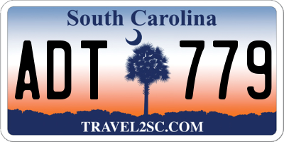 SC license plate ADT779