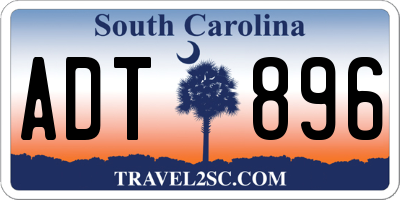 SC license plate ADT896
