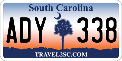 SC license plate ADY338