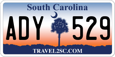 SC license plate ADY529