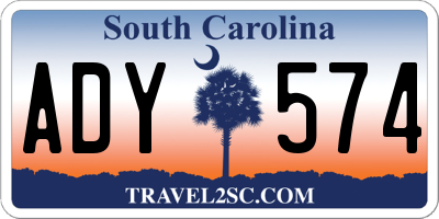 SC license plate ADY574