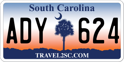 SC license plate ADY624