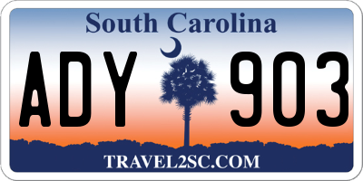 SC license plate ADY903