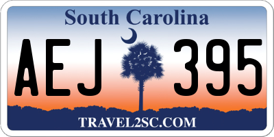 SC license plate AEJ395