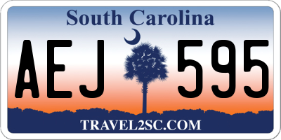SC license plate AEJ595