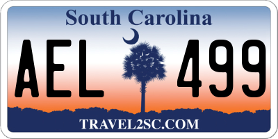 SC license plate AEL499