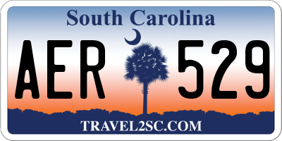 SC license plate AER529