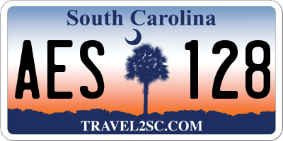 SC license plate AES128