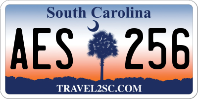 SC license plate AES256