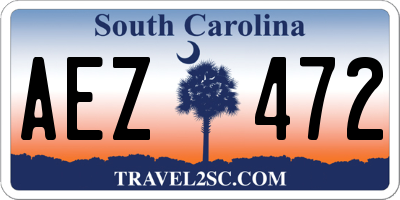 SC license plate AEZ472