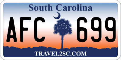 SC license plate AFC699