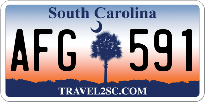 SC license plate AFG591