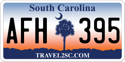 SC license plate AFH395