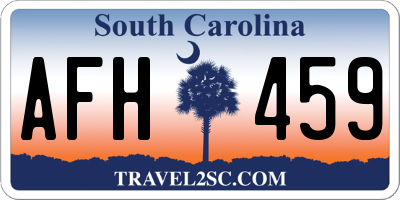 SC license plate AFH459