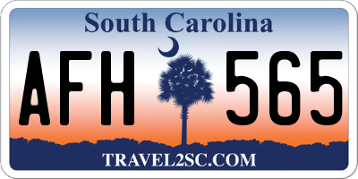 SC license plate AFH565