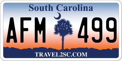 SC license plate AFM499