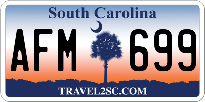 SC license plate AFM699