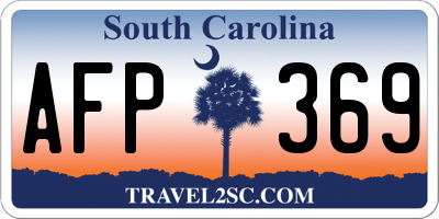 SC license plate AFP369