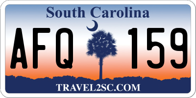 SC license plate AFQ159