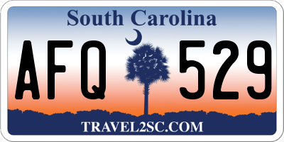 SC license plate AFQ529